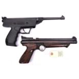 A .22” Chinese West Lake Mod XHS3 air pistol, number 110611373, near VGWO & C; and a .22” Crosman