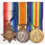 Three:1914-15 star, BWM, Victory (10209 Pte J T Boadey, S. Lan Regt), GVF (Victory named as