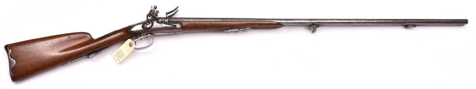 A French DB 22 bore flintlock sporting gun by (Jean Baptiste) Jerest a St Etienne, c 1785, 52”