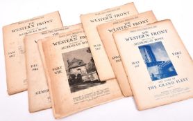 “The Western Front: Drawings by Muirhead Bone”, 10 issues Dec 1916 to Oct 1917, each containing 20