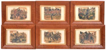 12 coloured lithographs, the “Victoria Cross Gallery”, featuring 12 individuals in battle scenes,