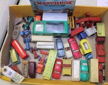 32x Matchbox Series vehicles etc. Including; Ferrari F1, Bedford Articulated Wall's lorry, Ferrari