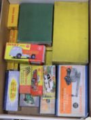 Empty Dinky Toys Trade Packs and Boxes. A useful selection -2x 6 Austin Covered wagon 30s. 2x 6