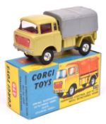 Corgi Toys Forward Control Jeep FC-150 with Detachable Hood (470). Example in light green with red