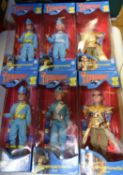 6 Pelham Puppet Thunderbirds 'Supermarionette'. 2x Virgil, 2x Alan and 2x 'The Hood'. All boxed,