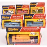 6x Dinky Toys. Volvo 265DL Estate (122). Rolls Royce Phantom V (124). Triumph TR7 Rally (207).