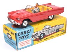 Corgi Toys Ford Thunderbird -Open Sports (215S). Example with sprung suspension, In the harder to