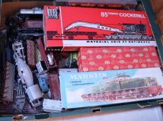 A quantity of HO gauge Continental outline model railway by Marklin, HAG, Jouef, etc. Including 4x