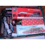 A quantity of HO gauge Continental outline model railway by Marklin, HAG, Jouef, etc. Including 4x