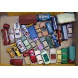 32x Matchbox Series vehicles etc. Including; Refrigerator Truck, Mercedes 300SE, Vauxhall Victor,