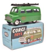 Corgi Toys Bedford 'Utilecon' A.F.S. Tender (405). In dark green with AFS in red to doors, black two