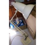 An Anglepoise lamp. Model 1227 with two step base in cream. GC for age, minor paint chipping. £40-60