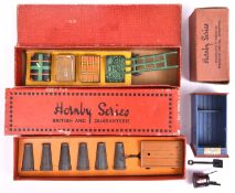 3x Hornby Series O Gauge Railway Accessories. No.1 Miniature Luggage and Truck. No.2 Milk Cans and