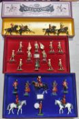 4x Britains sets. The Royal Scots Dragoon Guards (5290), comprising 8x band figures including 2x