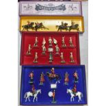 4x Britains sets. The Royal Scots Dragoon Guards (5290), comprising 8x band figures including 2x