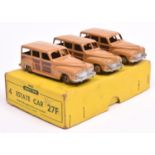 A Dinky Toys Trade Pack of 4 Estate Car 27F. Containing 3 Plymouth Estates (one missing) all in