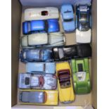 12 Dinky cars most for restoration. Police Mini Clubman, Bentley SE, Volkswagen De Luxe, Lamborghini