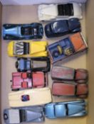 12 Dinky Toys for restoration. Most over painted, 2x Sunbeam-Talbot, 2x Delivery Van. Austin