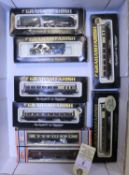 8x N gauge railway items by Graham Farish and Lima. Including 2x locomotives; a GWR Hall Class 4-6-0