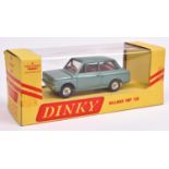 Dinky Toys Hillman Imp (138). An export example in light metallic green with red interior, dished