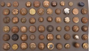 36 cavalry large buttons, including 1st LG, early crown/LG/2, Vic & KC KDG, Bays, 3rd DG, 4th DG