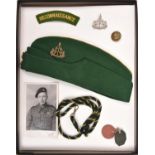 Recconnaissance Corps (1941-46) items belonging to Sgt Douglas Keith, 46th Division comprising green