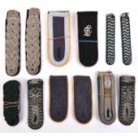 8 pairs of Third Reich type re-enactment shoulder straps/epaulettes. G.C, some in New Unused