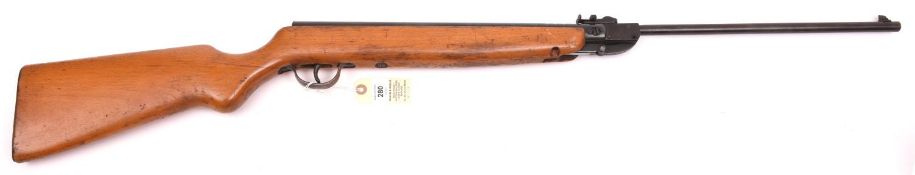 A .177” Haenel Modell 302 air rifle, number 397837. GWO&C, retaining some original finish (