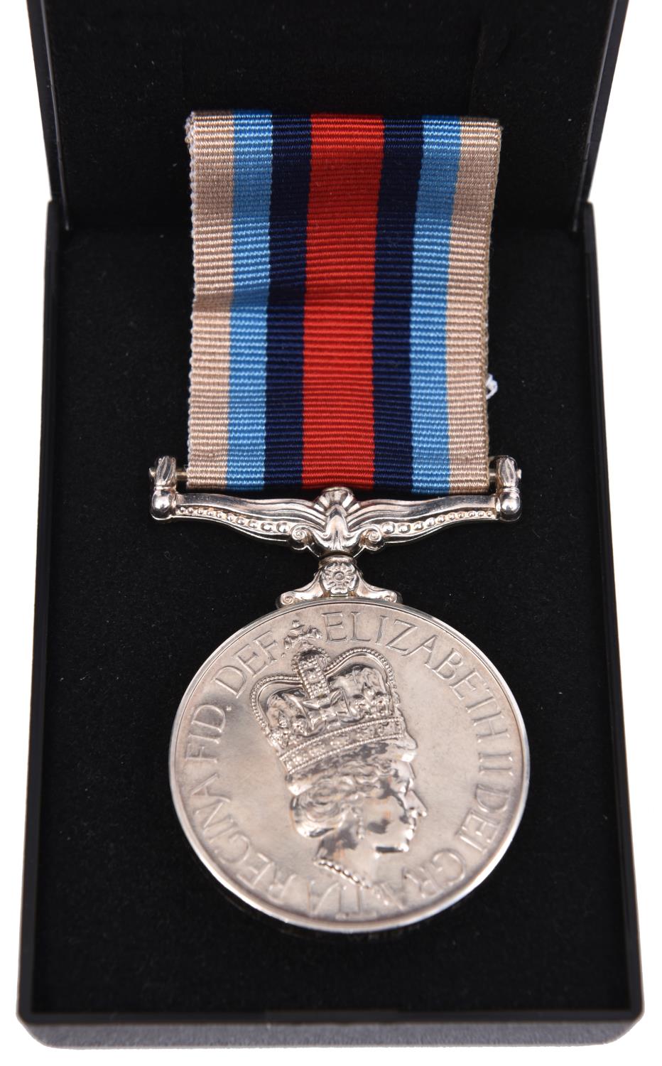 Operational Service Medal 1999, Afghanistan ribbon, no clasp (Lt G.F Wright RN) GEF. Vendor