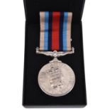 Operational Service Medal 1999, Afghanistan ribbon, no clasp (Lt G.F Wright RN) GEF. Vendor
