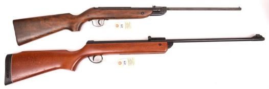 A .22”BSA Super Meteor air rifle, number TD 11312 (1967-69). GWO & Clean Condition, retaining all