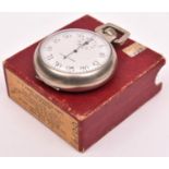 A US "Elgin Timer" military stop watch, stamped on the back with broad arrow and F monogram/163