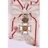 Monaco: Order of the Grimaldi (established by Prince Rainier III 1954), sash and sash badge, obv