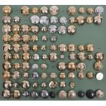 53 Staybrite buttons, tunic size, Regimental and Corps, including KC R. Dragoons, N Irish Horse (2),