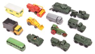 Small quantity of Matchbox Series. Military - Thornycroft Antar Tank Transporter, with a Centurion