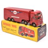 Budgie Toys Foden ESSO Aircraft Refuelling Tanker 'PLUTO' (256) In red livery with ESSO winged