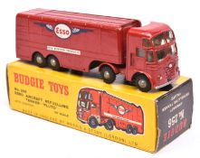 Budgie Toys Foden ESSO Aircraft Refuelling Tanker 'PLUTO' (256) In red livery with ESSO winged