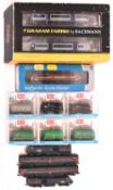 9x N gauge items by various makes. A Graham Farish Class 350/1 Desiro 4-car EMU (371-700) in blue