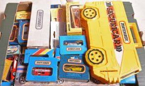 A Quantity of Matchbox. Convoy Carry Case containing 8x Articulated Trucks. Pills, Potions & Powders