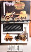 Hornby Railways 3.5 inch gauge live steam Stephenson's Rocket. A gas fired, 2 cylinder, slip