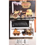 Hornby Railways 3.5 inch gauge live steam Stephenson's Rocket. A gas fired, 2 cylinder, slip