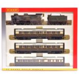 A Hornby OO gauge The Cambrian Coast Express train pack (R2196M). Comprising; a GWR Castle Class 4-