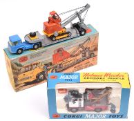 2 Corgi Major Toys. A Holmes Wrecker Recovery Vehicle (1142). In red, white, black and grey