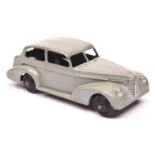 Dinky Toys 39 Series Oldsmobile 6 sedan (39b). An example in light grey with black painted base,