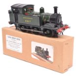 An O gauge railway 7mm finescale kit built SR Class G6 0-6-0T locomotive, 267, for 2 rail running.