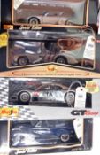 4 1:18 scale Cars. All by Maisto. 1955 Mercedes-Benz 300 SLR Mille Miglia RN 722 in Silver.