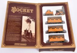 A Hornby Railways OO gauge Stephenson's Rocket Train Pack. Comprising the locomotive 'Rocket' and