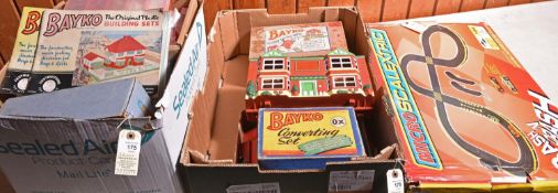 A quantity of Bayko etc. Including Bayko Building 2x Sets 1 and a 3x. Plus 4x Bayko converting sets;