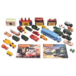 A quantity of Matchbox Toys. Bedford Wreck Truck, Ford Zodiac Convertible, Fire Engine, 2x
