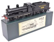 An O gauge railway 7mm finescale kit built SR (ex.SECR) C Class 0-6-0 tender locomotive, 1590, for 2
